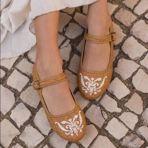 Anthro Joyfolie Brielle Mary Jane Flats